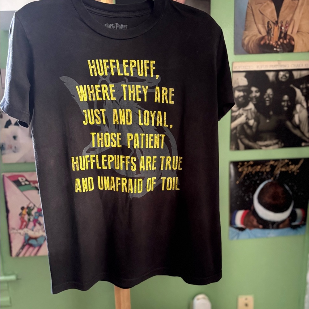 Harry Potter Hufflepuff Black T-Shirt